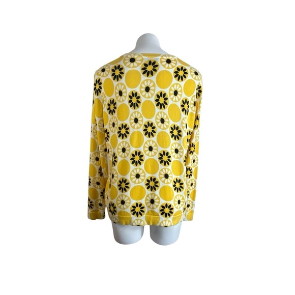 Charter Club Sunflower Cardigan Button Down Sweater - Picture 4 of 10